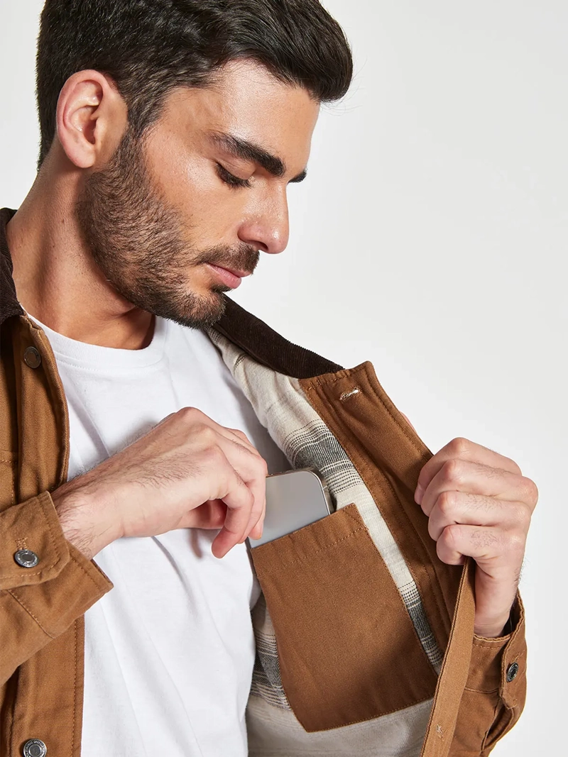 CHAQUETA HOMBRE KENNETH STEVENS ALGODÓN  - 3