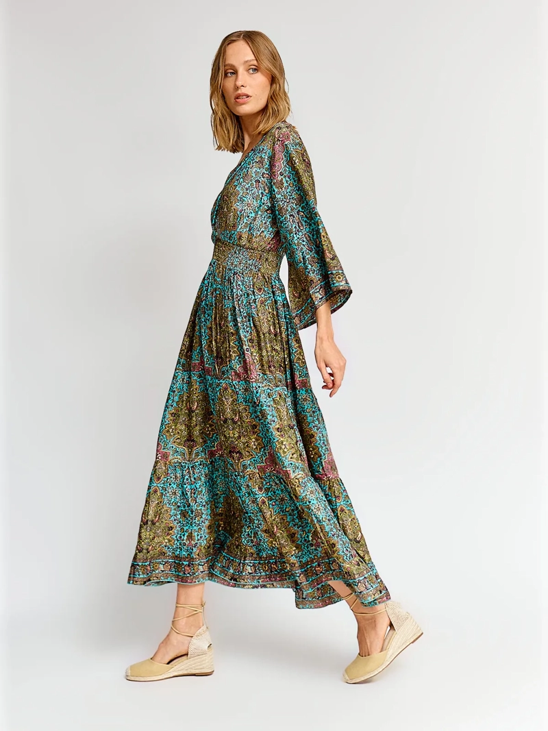 VESTIDO MUJER TATIENNE LARGO ESTAMPADO - 2