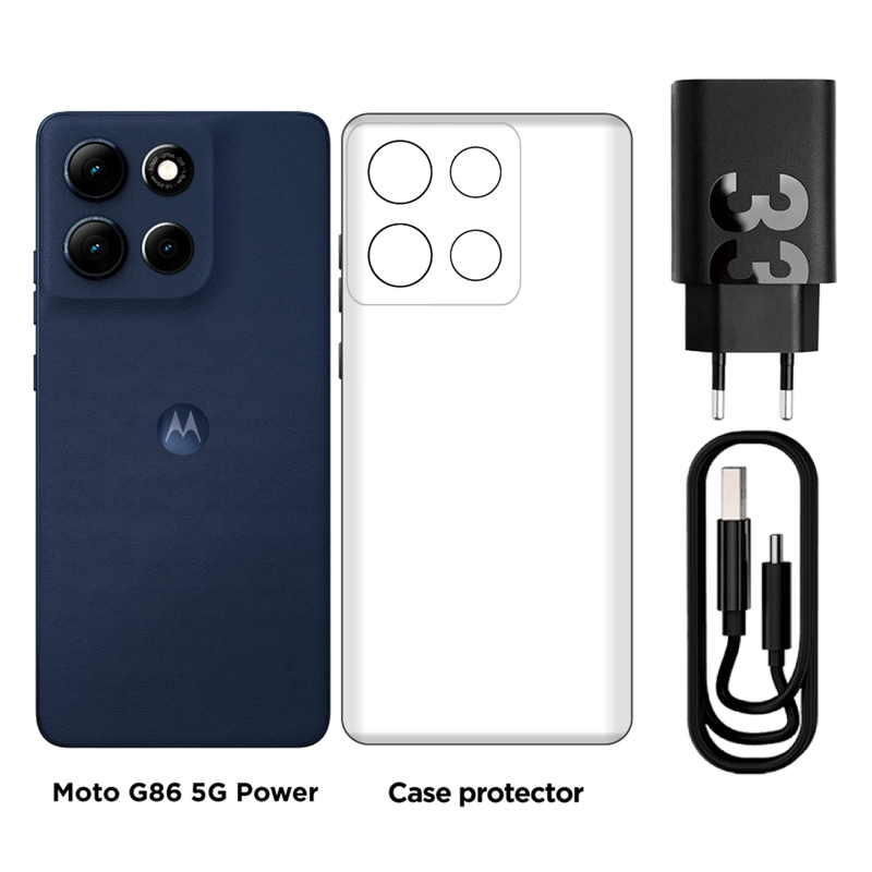 SMARTPHONE MOTOROLA MOTO G86 POWER 5G 256GB 8GB RAM 50MP 6.6” - 6