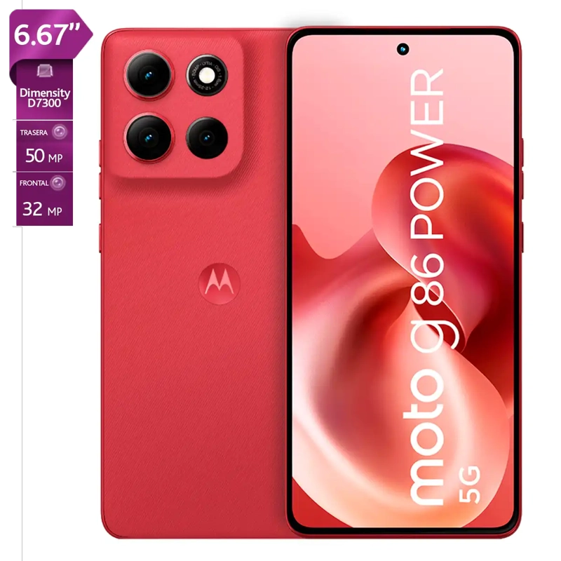 SMARTPHONE MOTOROLA MOTO G86 POWER 5G 256GB 8GB RAM 50MP 6.6”