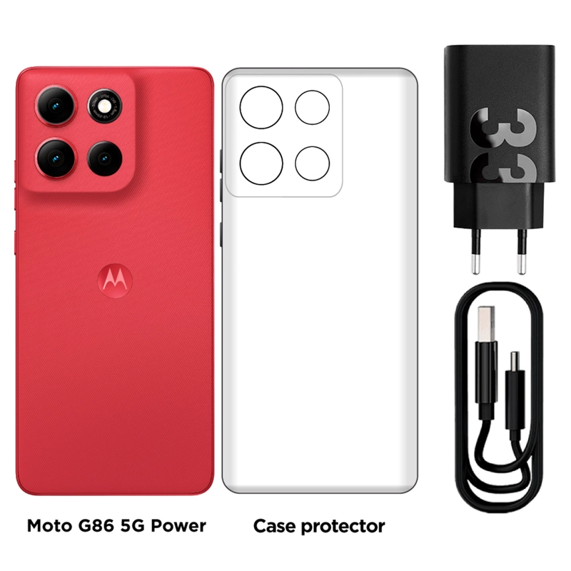 SMARTPHONE MOTOROLA MOTO G86 POWER 5G 256GB 8GB RAM 50MP 6.6” - 6