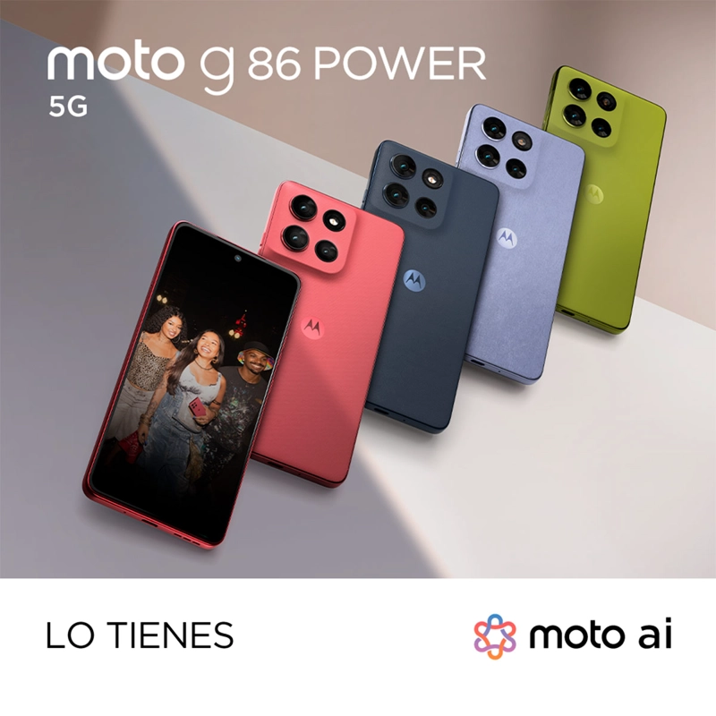 SMARTPHONE MOTOROLA MOTO G86 POWER 5G 256GB 8GB RAM 50MP 6.6” - 8