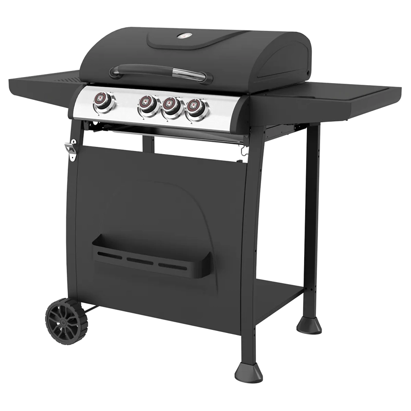 PARRILLA A GAS LOVEN SPYTTE 3 QUEMADORES + 1 QUEMADOR LATERAL + FUNDA - 2
