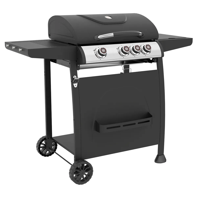 PARRILLA A GAS LOVEN SPYTTE 3 QUEMADORES + 1 QUEMADOR LATERAL + FUNDA - 3