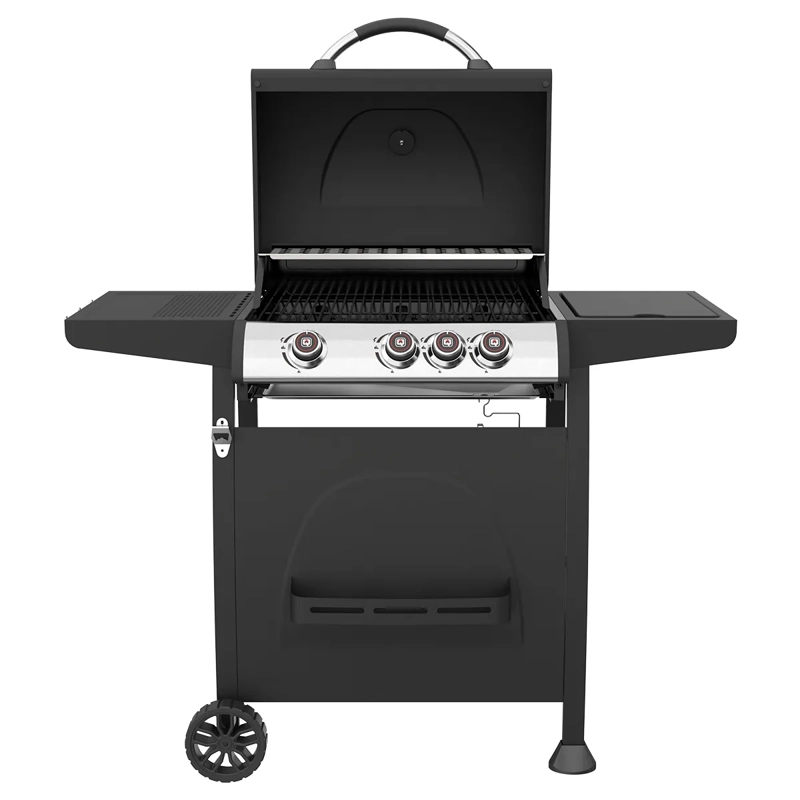 PARRILLA A GAS LOVEN SPYTTE 3 QUEMADORES + 1 QUEMADOR LATERAL + FUNDA - 4