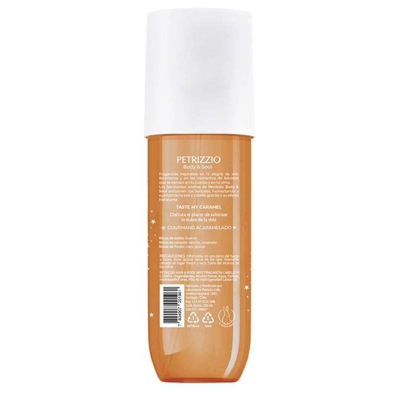 FRAGANCIA HAIR & BODY PETRIZZIO MIST CARAMEL 200 ML - 2