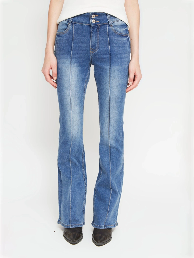 JEANS MUJER INDEX ALGODÓN FLARE - 2