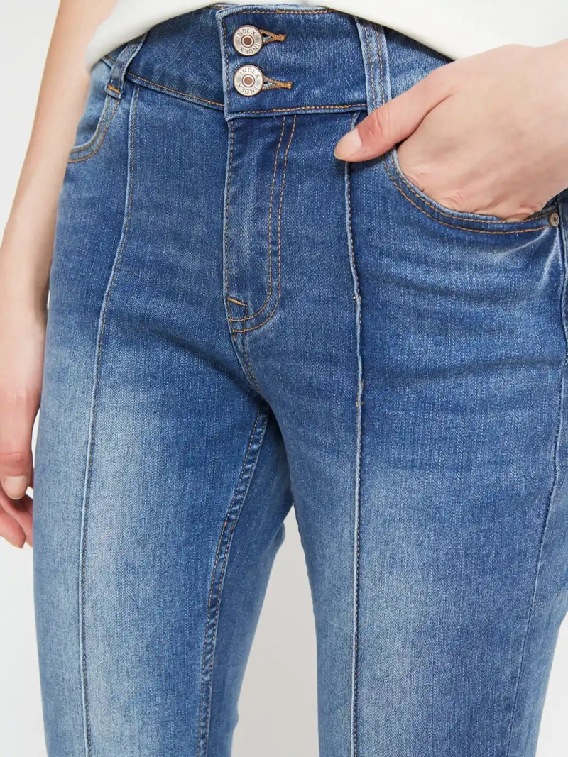 JEANS MUJER INDEX ALGODÓN FLARE - 4