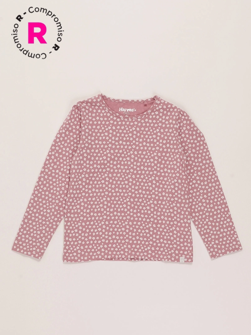 POLERA MANGA LARGA ALGODÓN NIÑA HARVEST FULL PRINT - 1