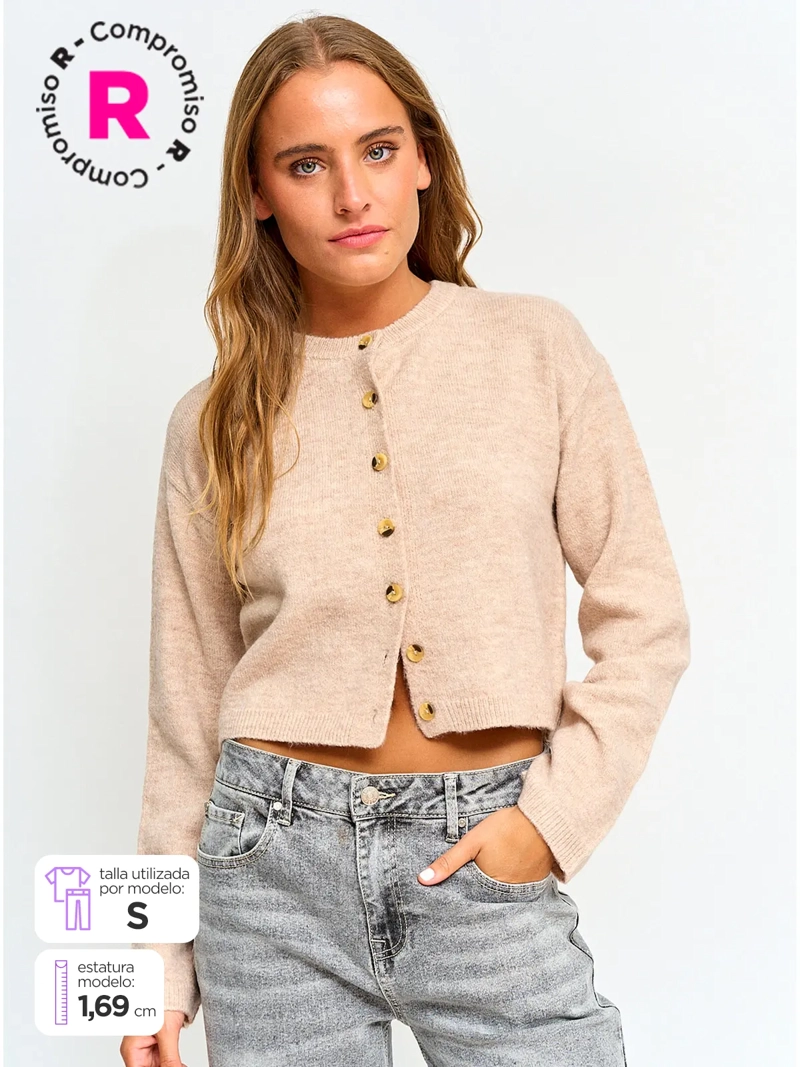 CARDIGAN MUJER INDEX BÁSICO - 1