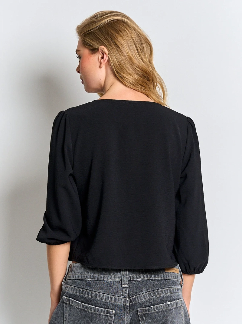 BLUSA MUJER INDEX MANGA LARGA VUELOS - 2