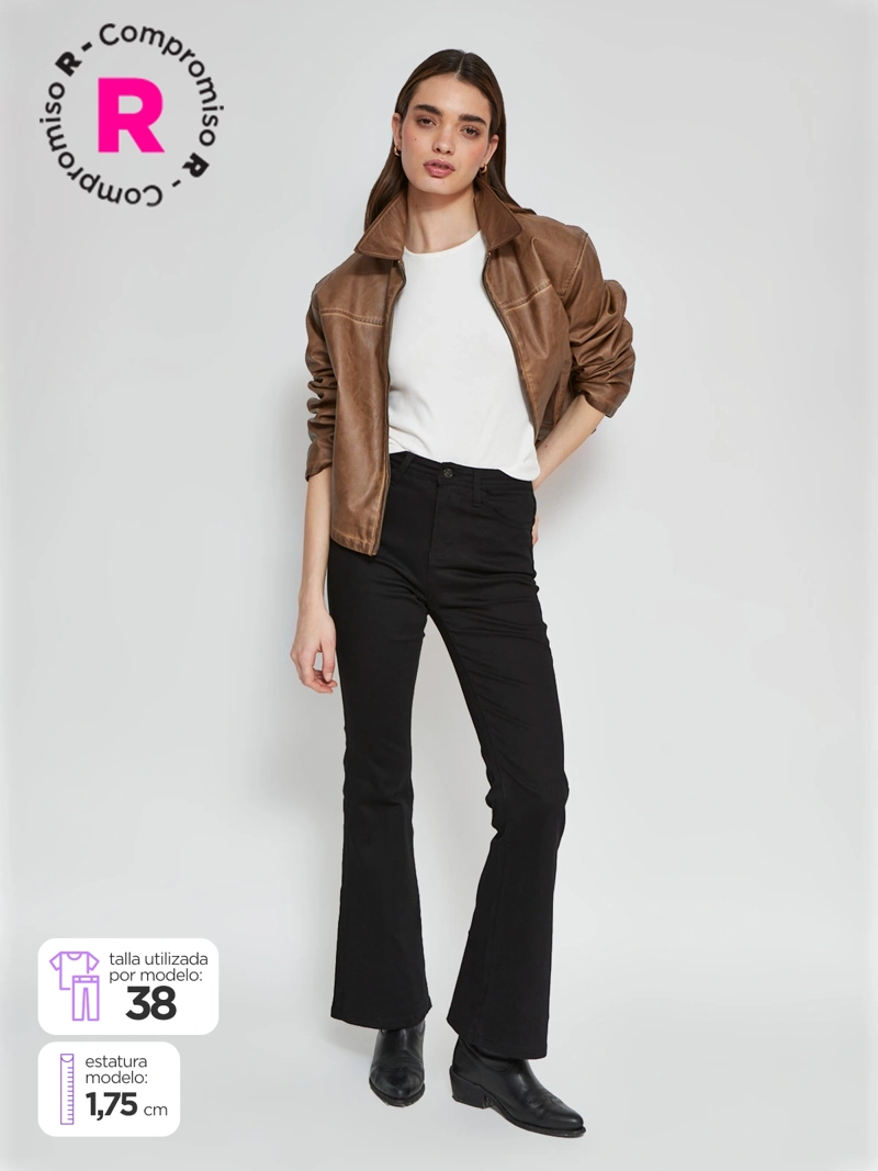 INDEX JEANS MUJER INDEX ALGODÓN FLARE