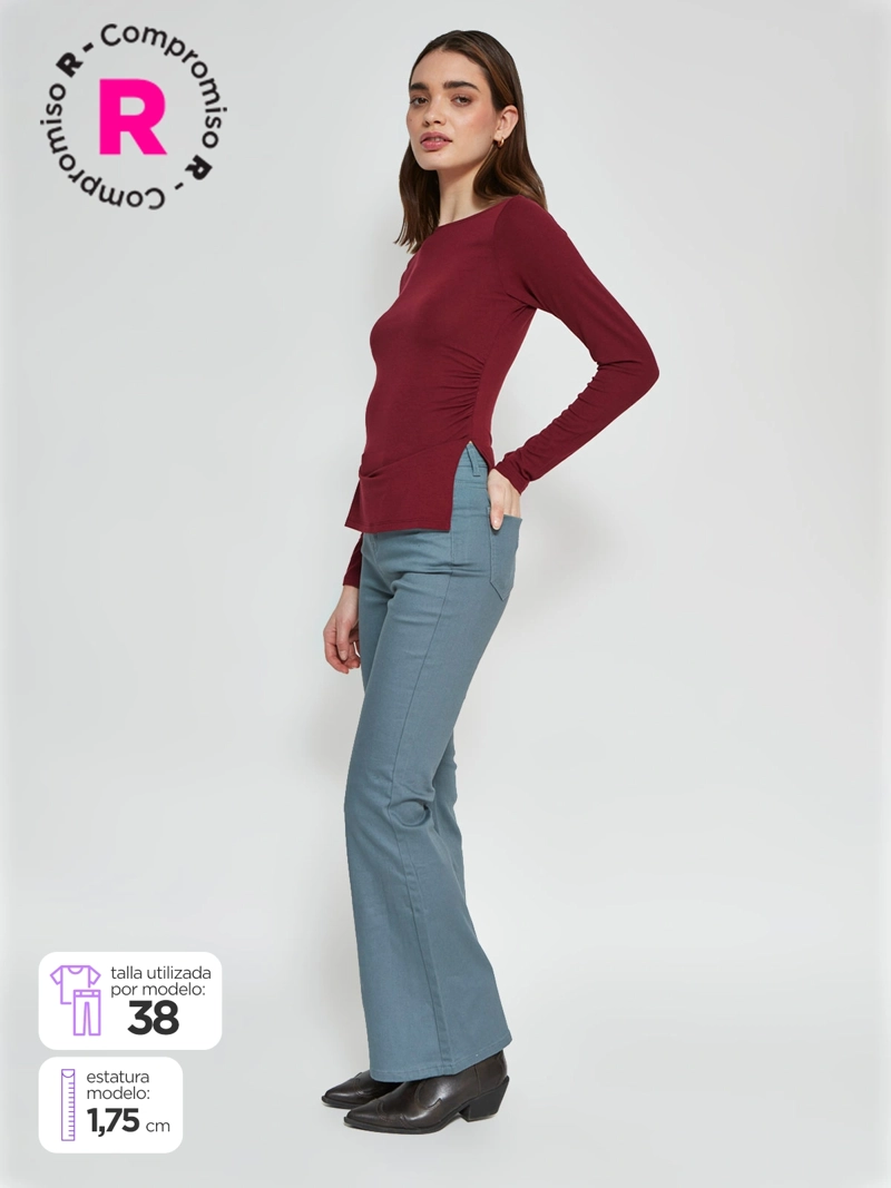 INDEX JEANS MUJER INDEX ALGODÓN FLARE
