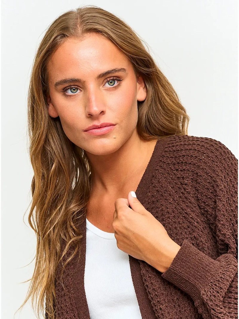 CARDIGAN MUJER INDEX CHENILLE - 3