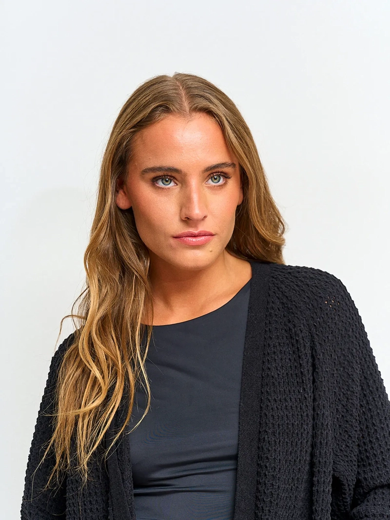 CARDIGAN MUJER INDEX CHENILLE - 3