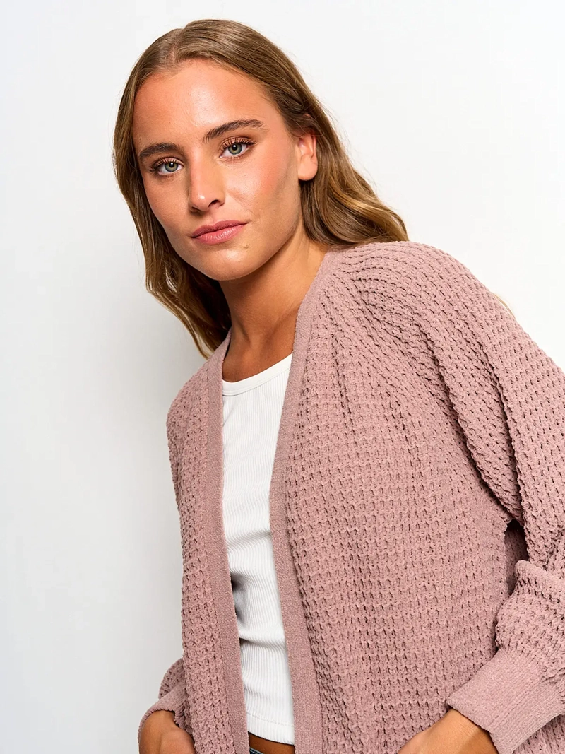 CARDIGAN MUJER INDEX CHENILLE - 3