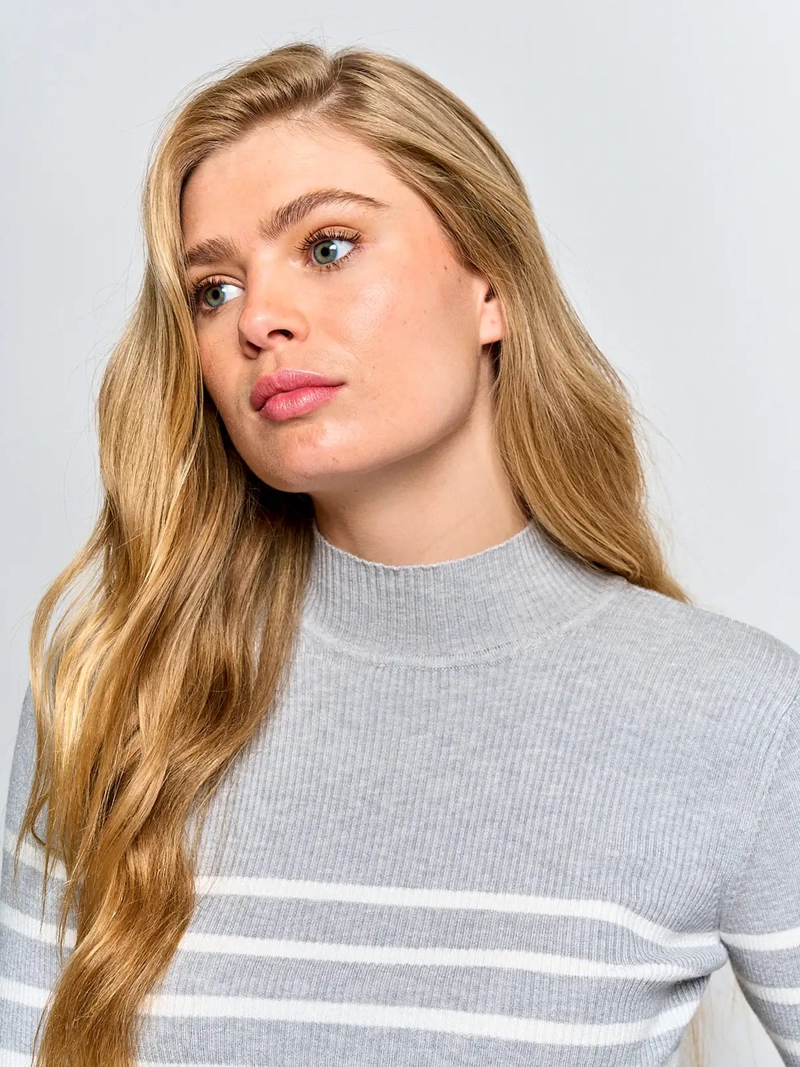 SWEATER MUJER INDEX CUELLO MOCK MANGA LARGA - 3
