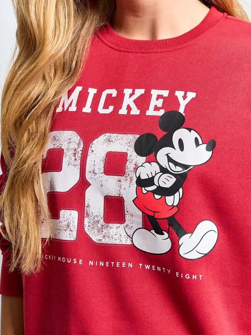 POLERÓN MUJER INDEX ALGODÓN MANGA LARGA MICKEY - 3