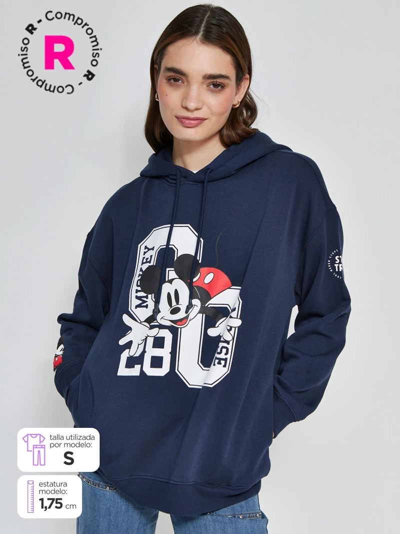 POLERÓN MUJER INDEX ALGODÓN MANGA LARGA DISNEY - 1