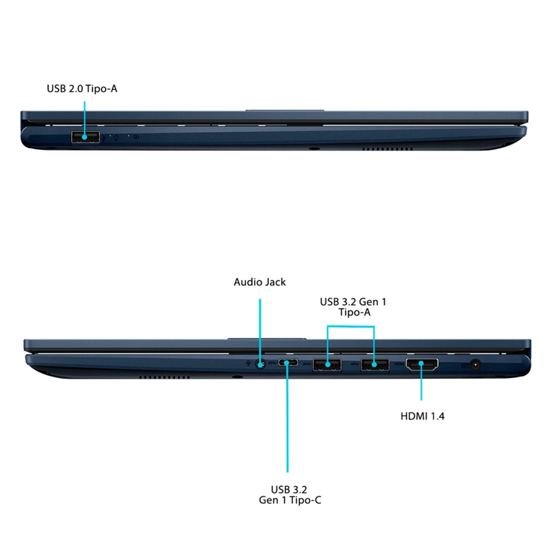 NOTEBOOK ASUS VIVOBOOK 15 X1504VA-E83579W INTEL CORE 5 8GB RAM 512GB SSD TOUCH 15.6” - 6