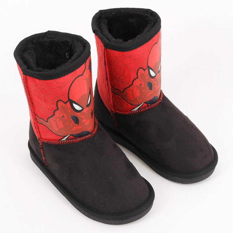 BOTAS NIÑO SPIDERMAN NEGRO - 1