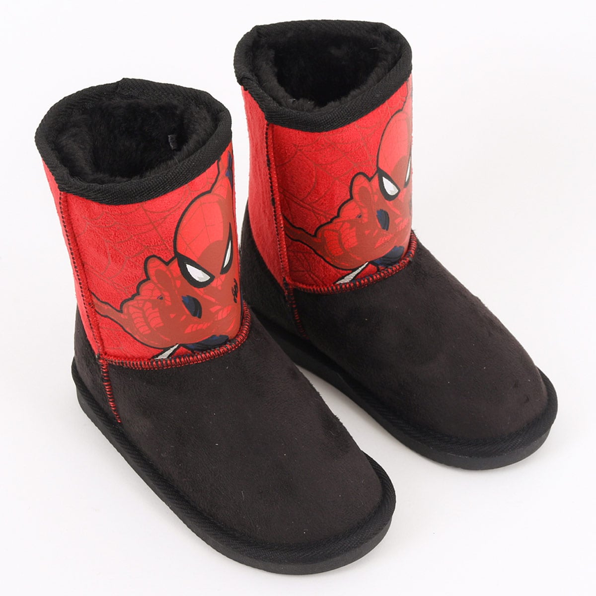 BOTAS NIÑO SPIDERMAN NEGRO - 1