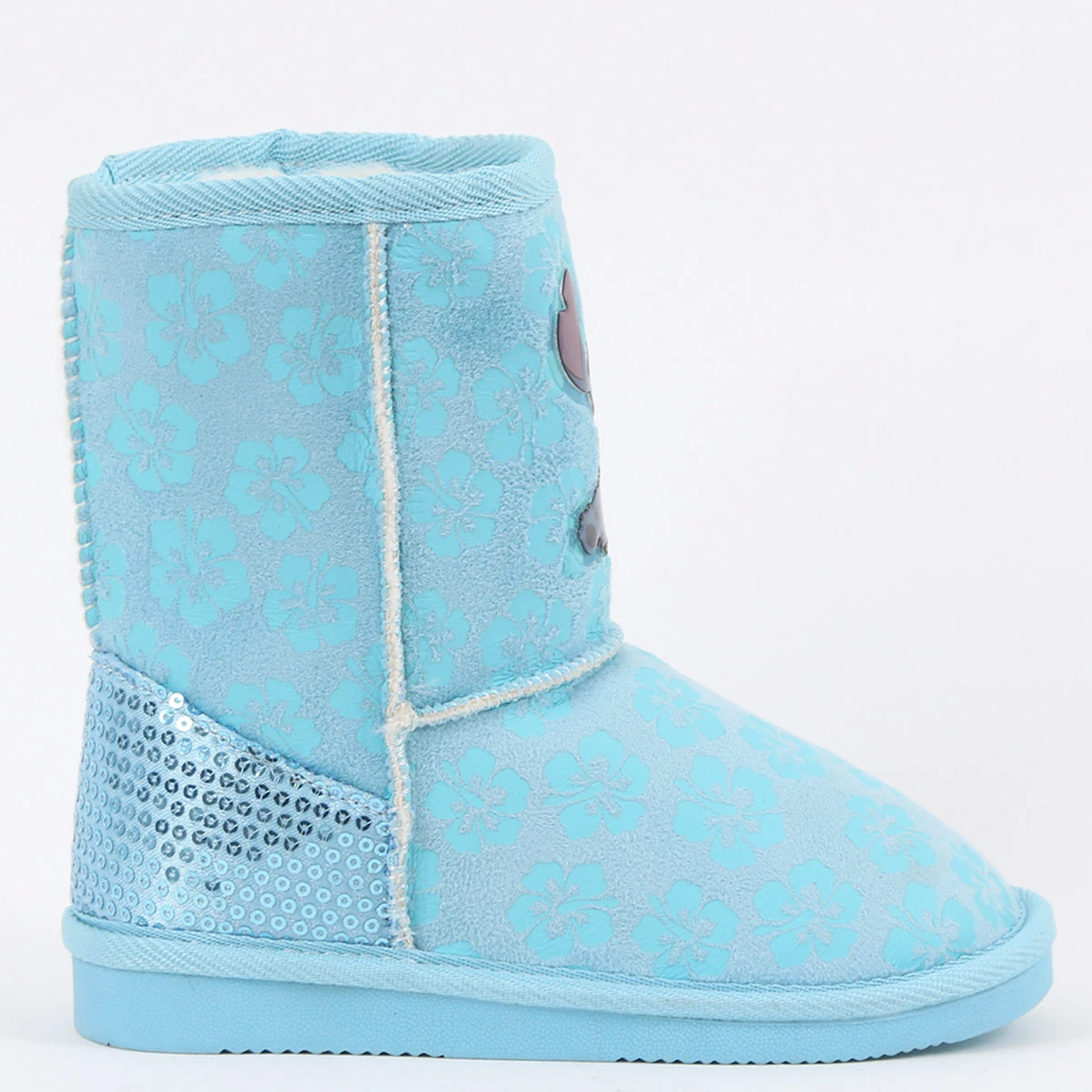 BOTAS NIÑA STITCH CELESTE - 2