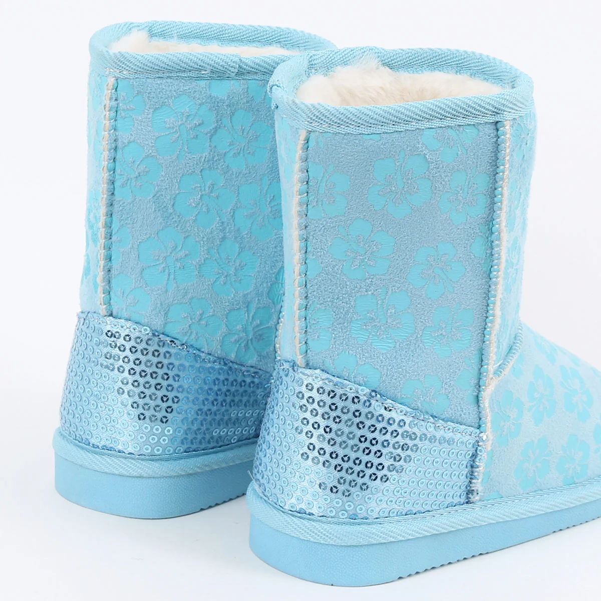 BOTAS NIÑA STITCH CELESTE - 4