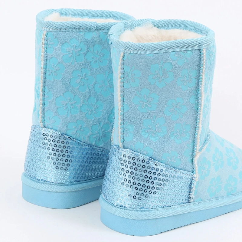 BOTAS NIÑA STITCH CELESTE - 4