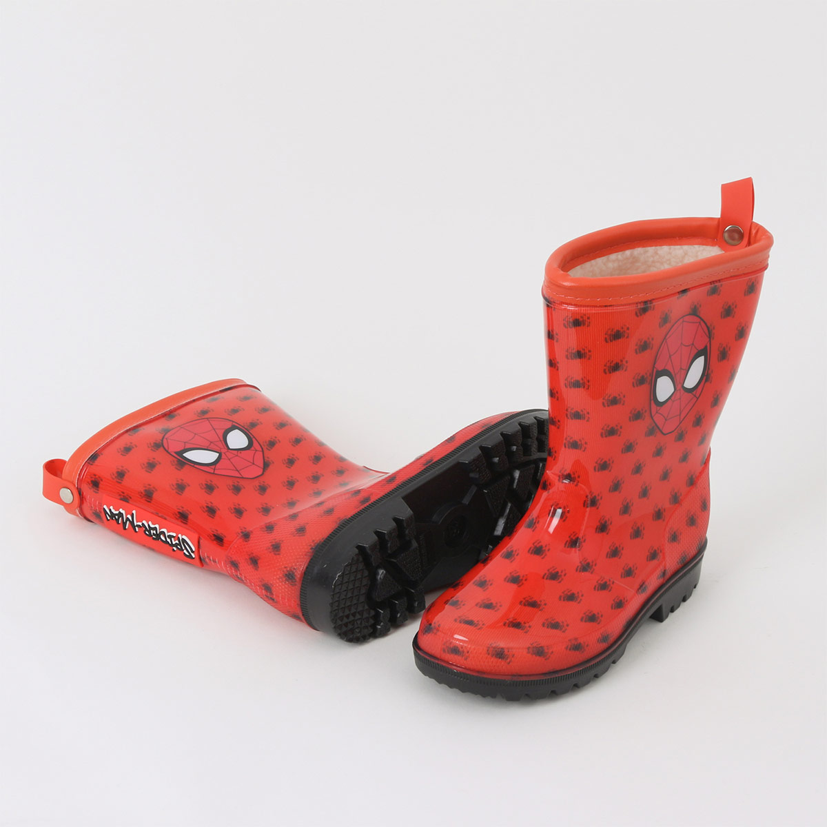 BOTAS DE AGUA NIÑO MARVEL SPIDERMAN ROJO - 4