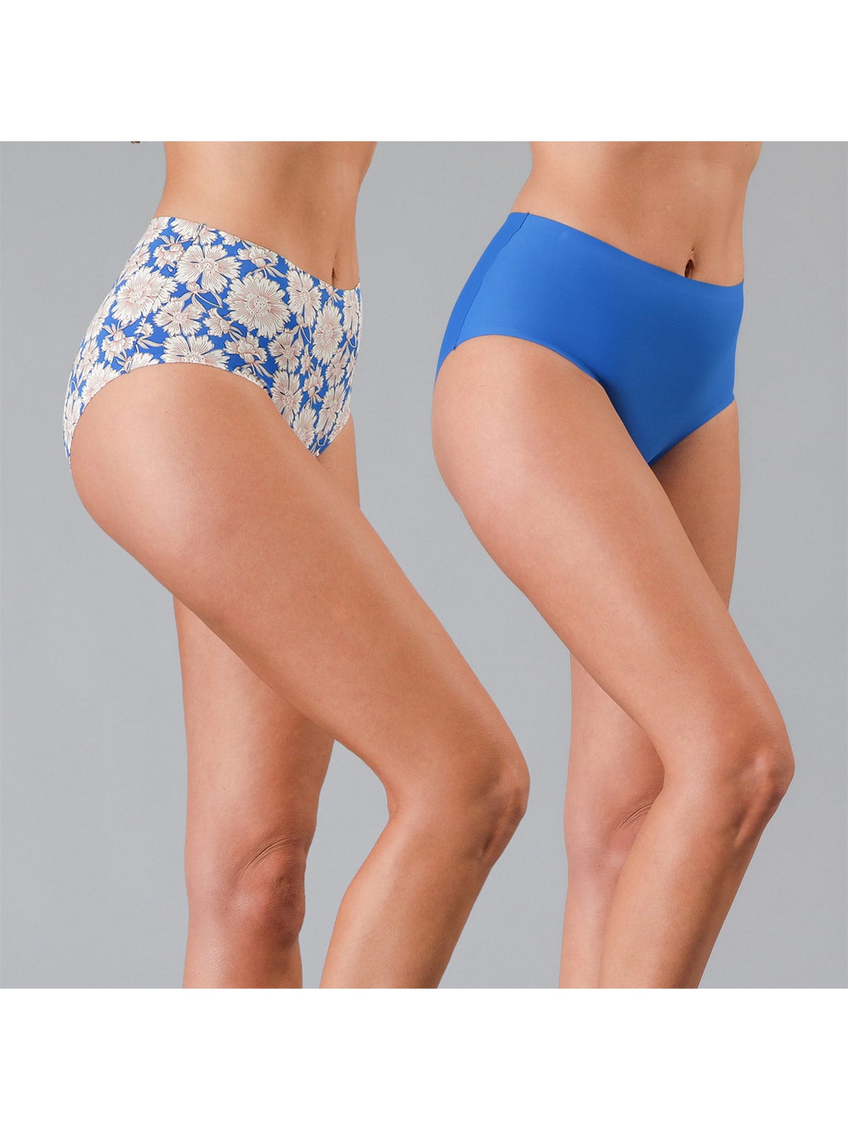 PACK 2 CALZONES FLORES MAXI MICRO PRINT BONDED - 1