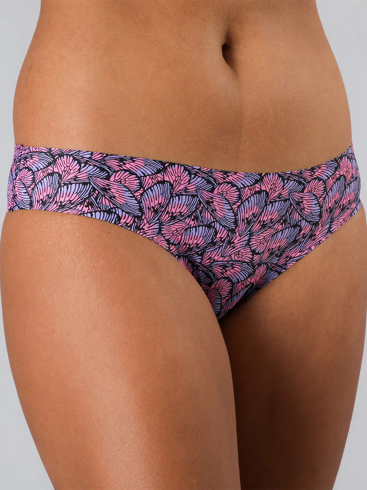 PACK 6 CALZONES FLORES BIKINI BONDED MICROFIBRA - 9