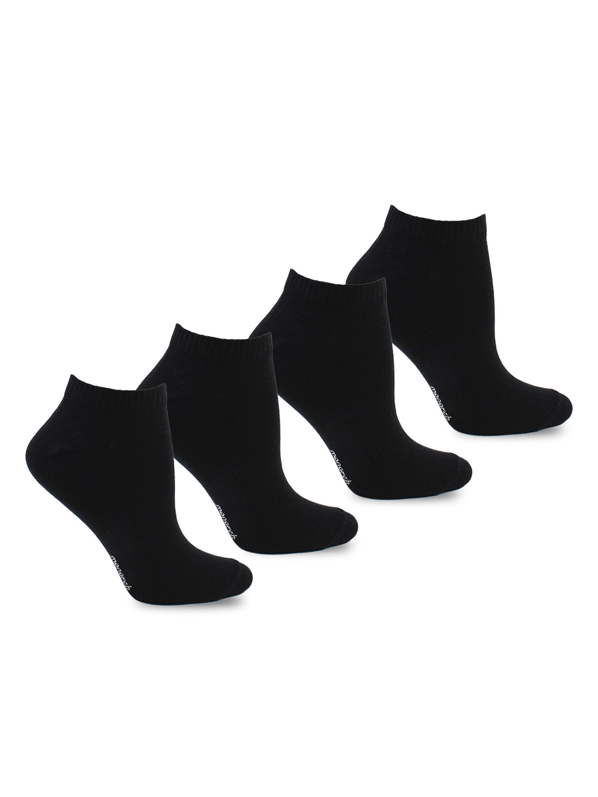 4 PACK CALCETINES MONARCH ESENCIAL ALGODÓN LISO - 1