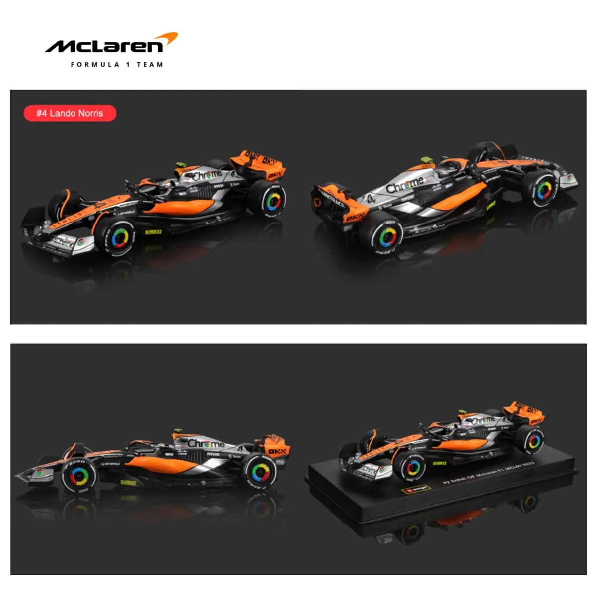 AUTO DE COLECCIÓN MC LAREN #4 - 5