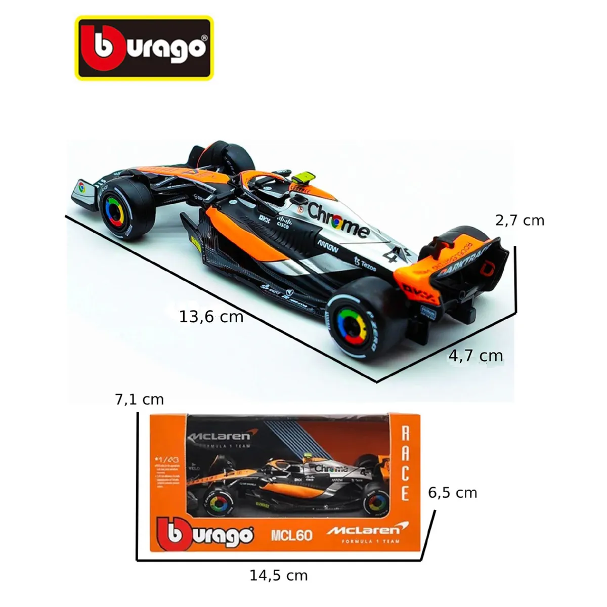 AUTO DE COLECCIÓN MC LAREN #4 - 8