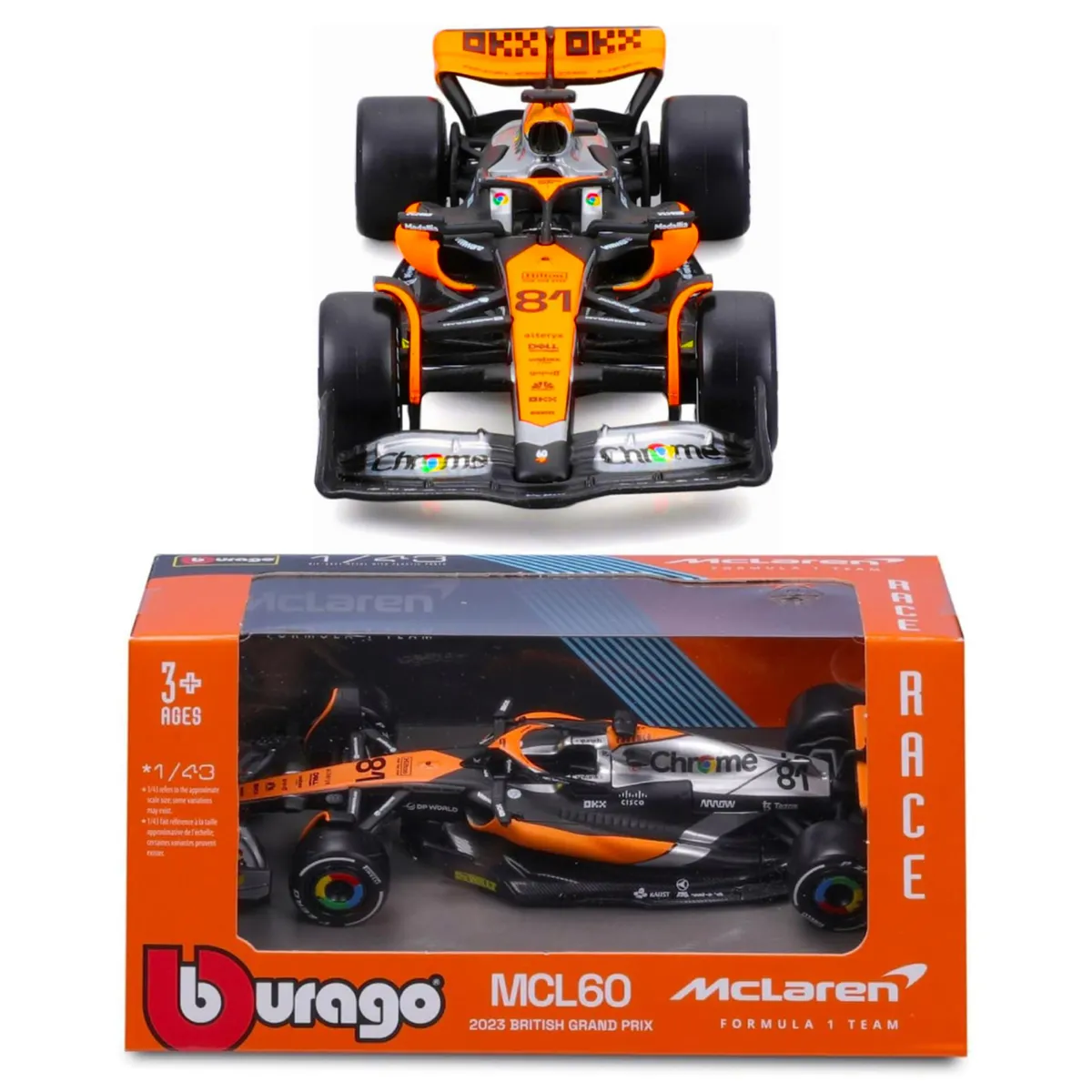 AUTO DE COLECCIÓN MC LAREN #81 - 5