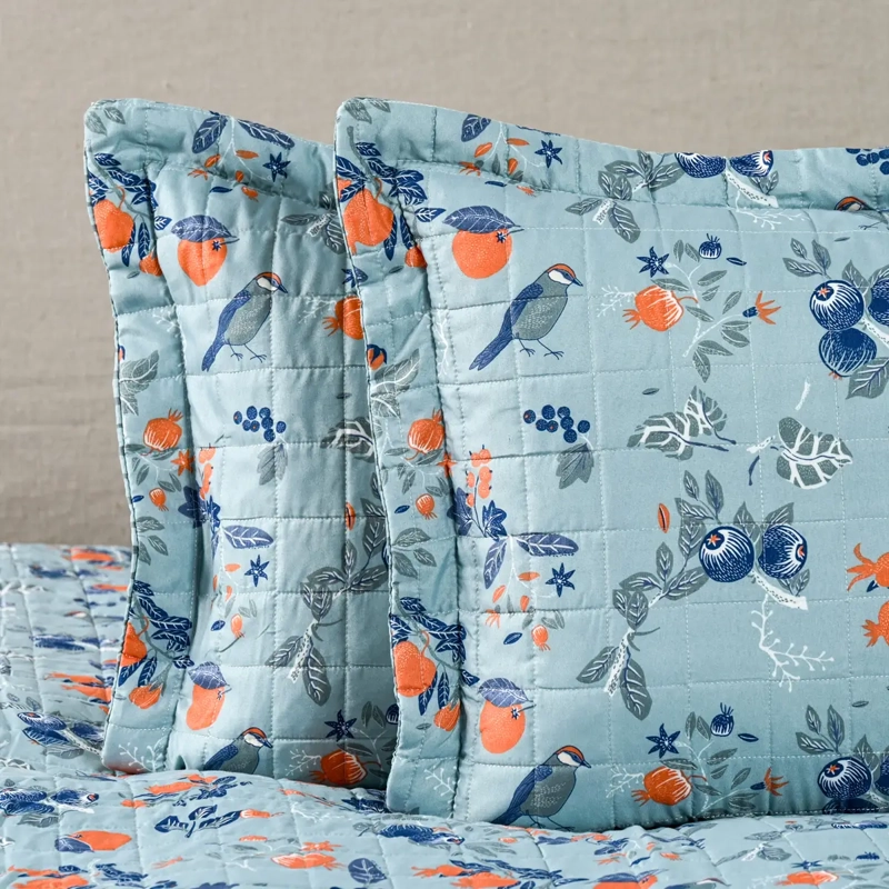 QUILT AMERICAN FAMILY 2 PLAZAS CITRUS - 3