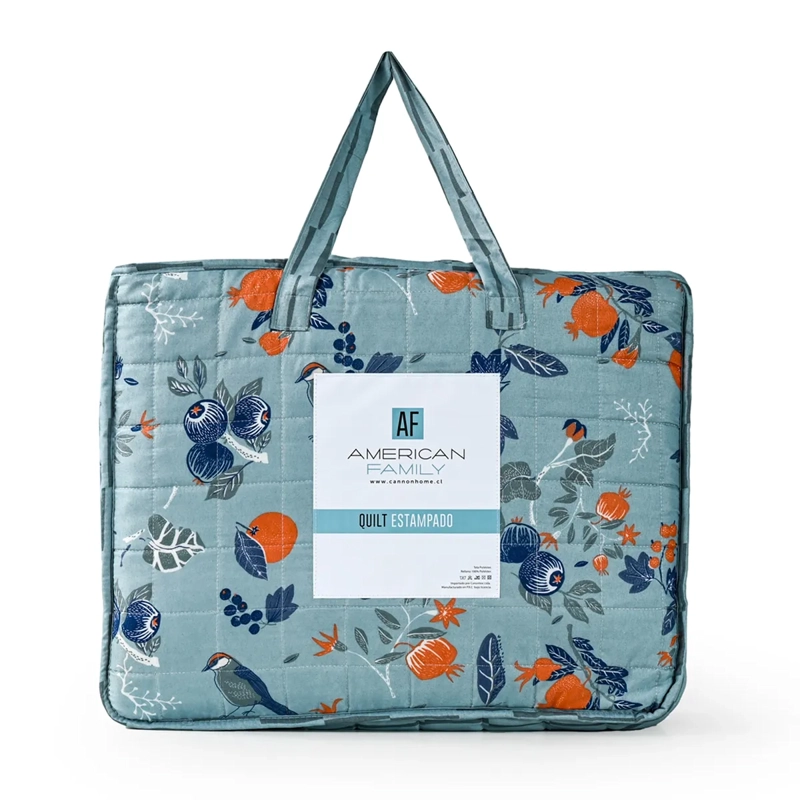 QUILT AMERICAN FAMILY 2 PLAZAS CITRUS - 5