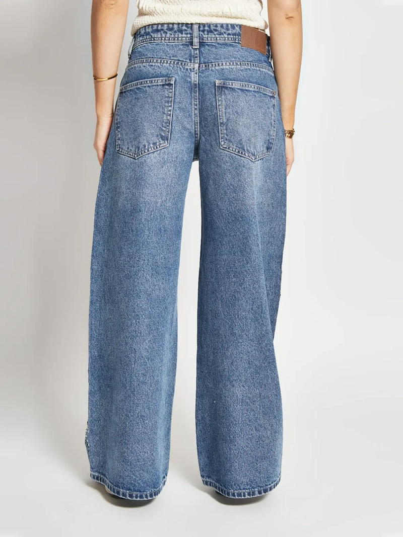 JEANS MUJER BARBADOS ALGODÓN APLICACIONES - 3