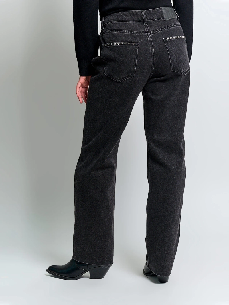 JEANS MUJER BARBADOS ALGODÓN TACHAS - 3