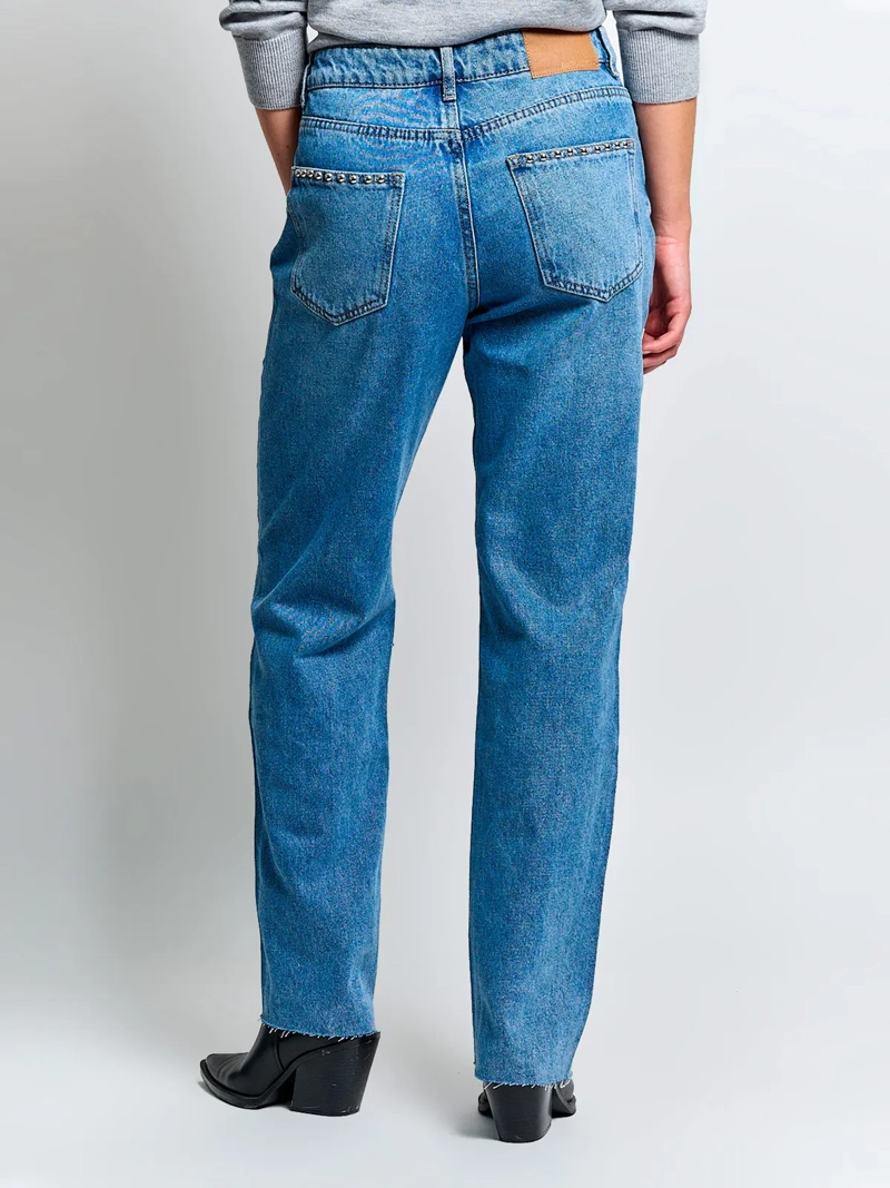 JEANS MUJER BARBADOS ALGODÓN TACHAS - 3