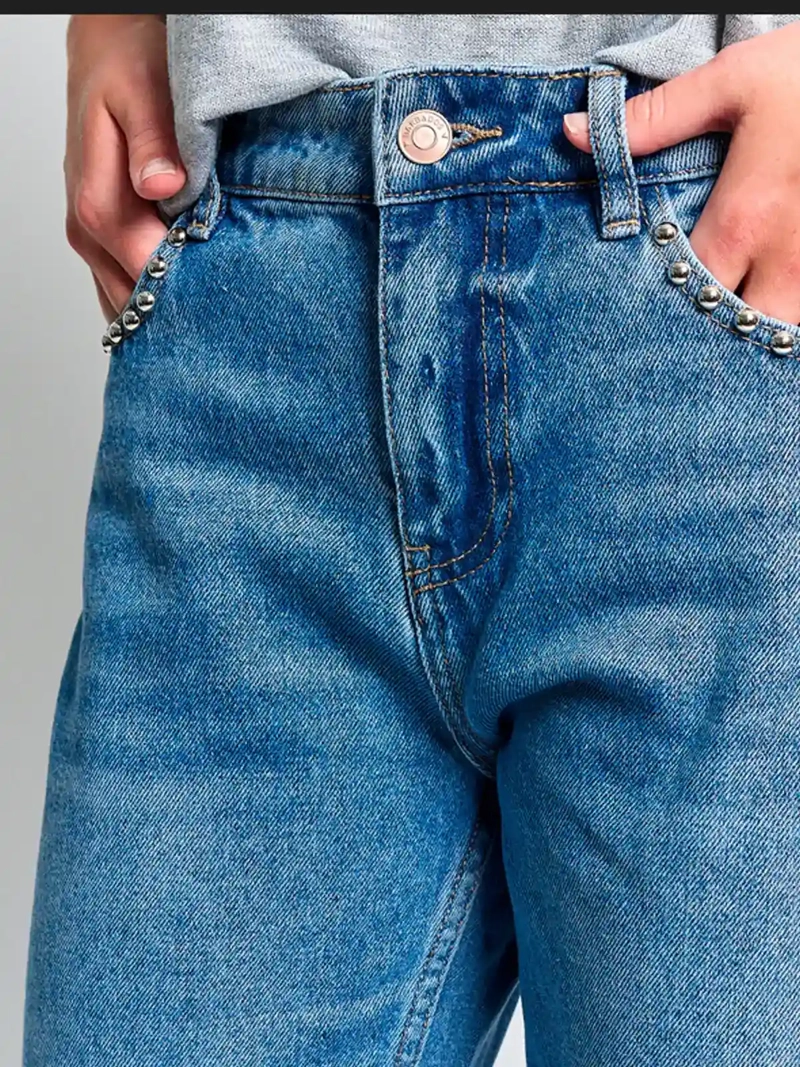 JEANS MUJER BARBADOS ALGODÓN TACHAS - 4