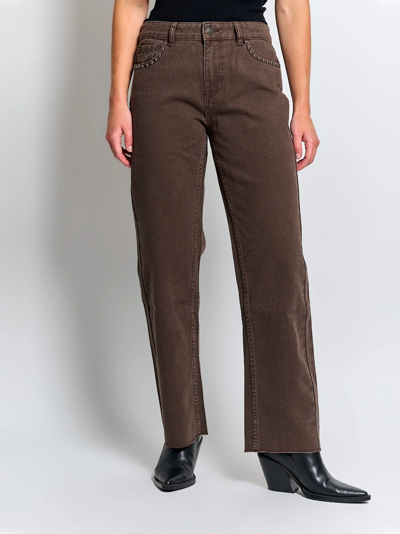 JEANS MUJER BARBADOS ALGODÓN TACHAS - 2