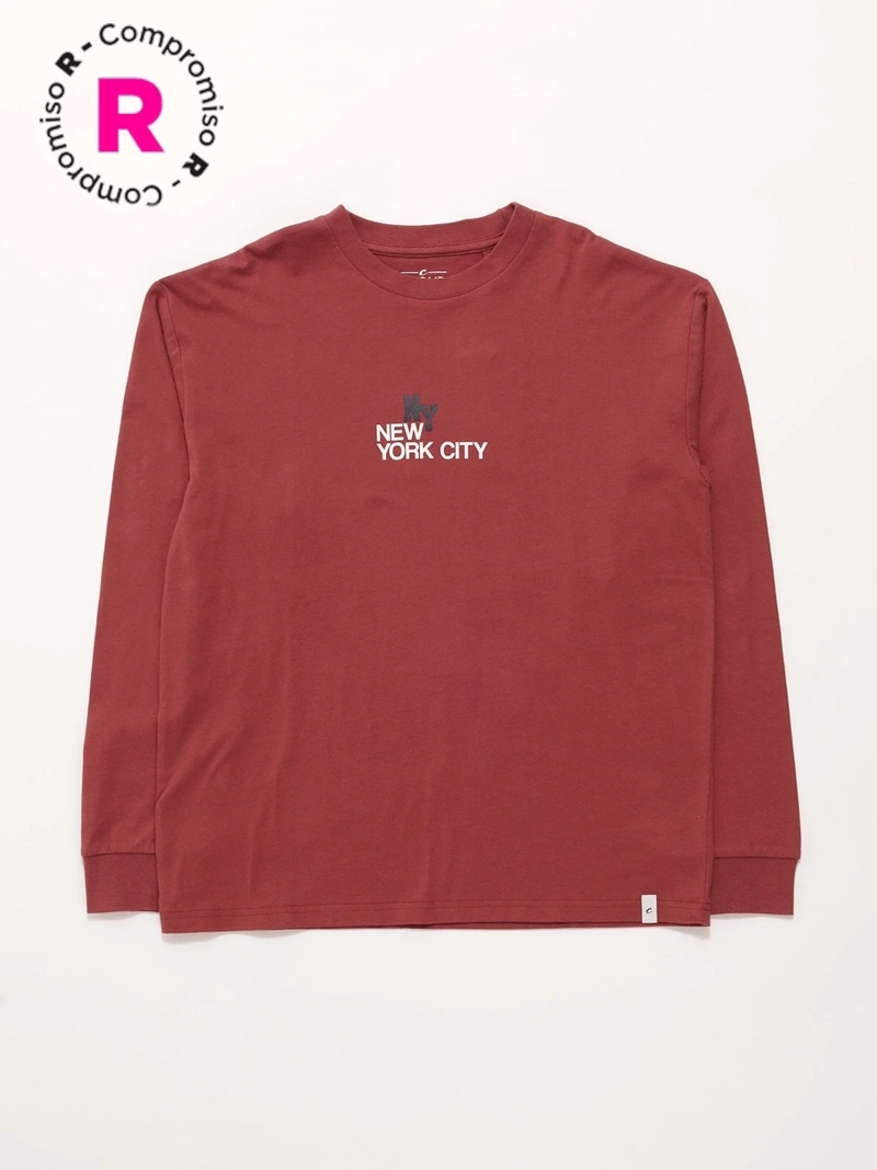 POLERA MANGA LARGA ALGODÓN NIÑO CLOUDBREAK TEXTO - 1