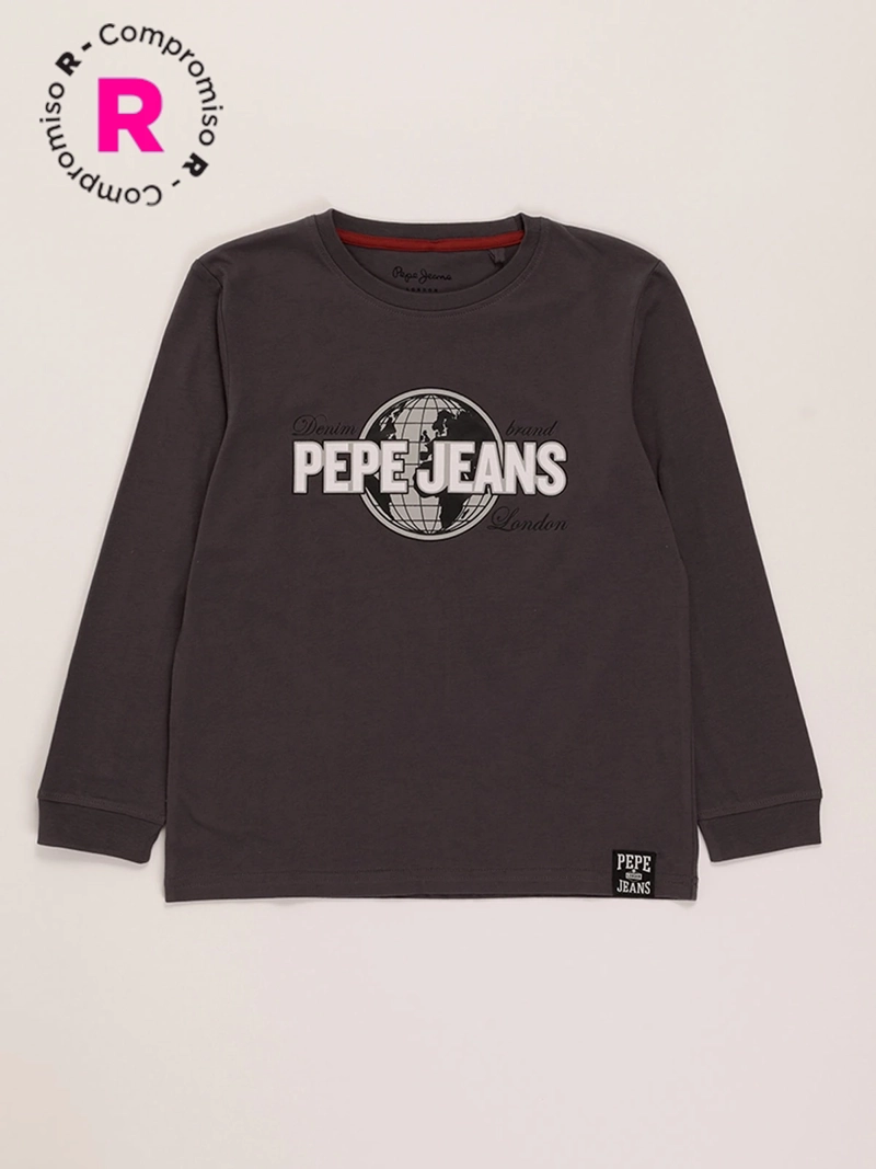 POLERA MANGA LARGA NIÑO PEPE JEANS MEDGAR