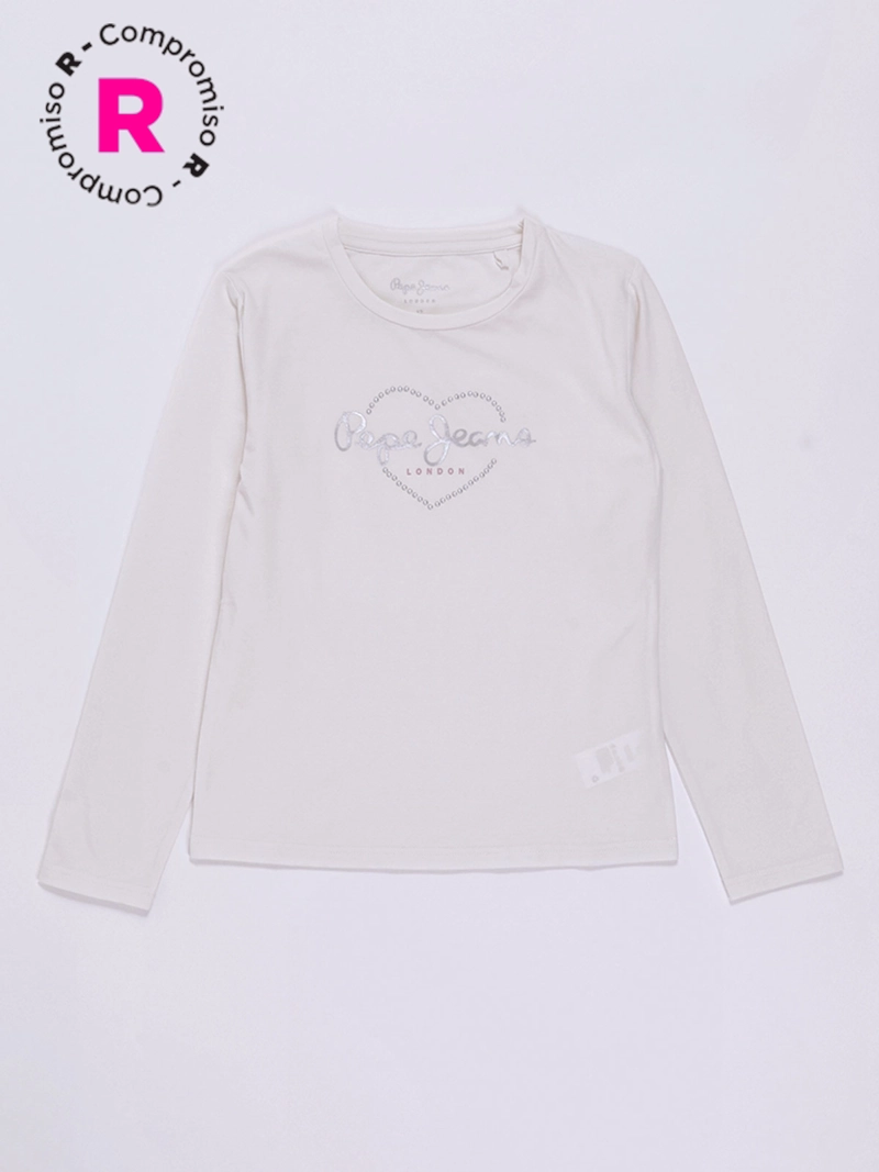 POLERA MANGA LARGA NIÑA PEPE JEANS HANNA - 1