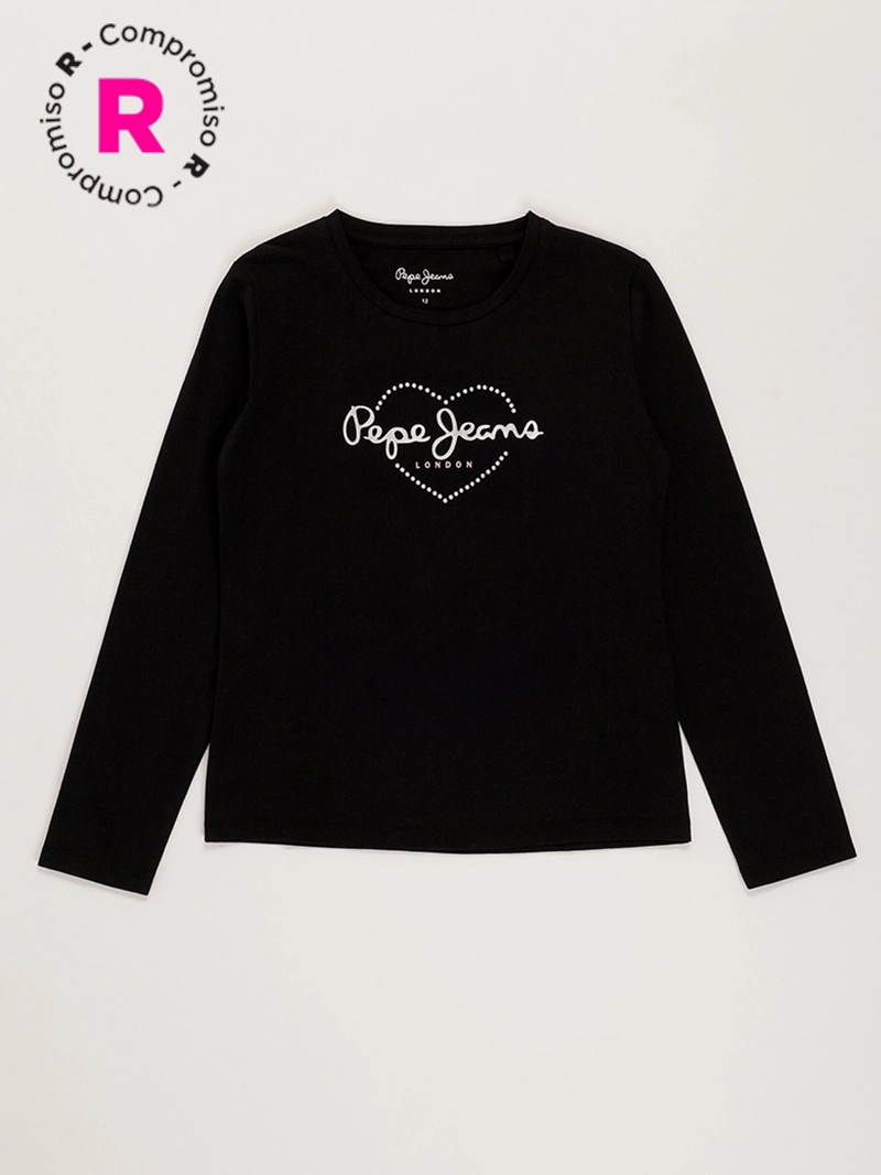 POLERA MANGA LARGA NIÑA PEPE JEANS HANNA - 1