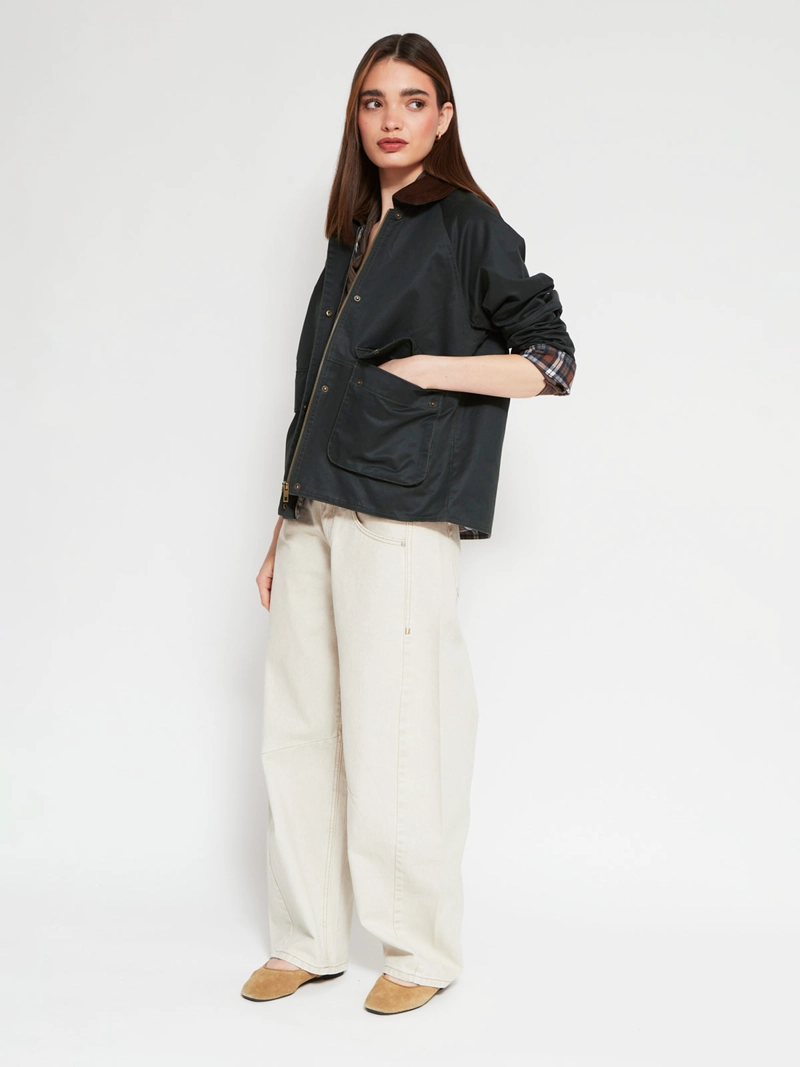 CHAQUETA MUJER INDEX ALGODÓN CUELLO COTELÉ - 4