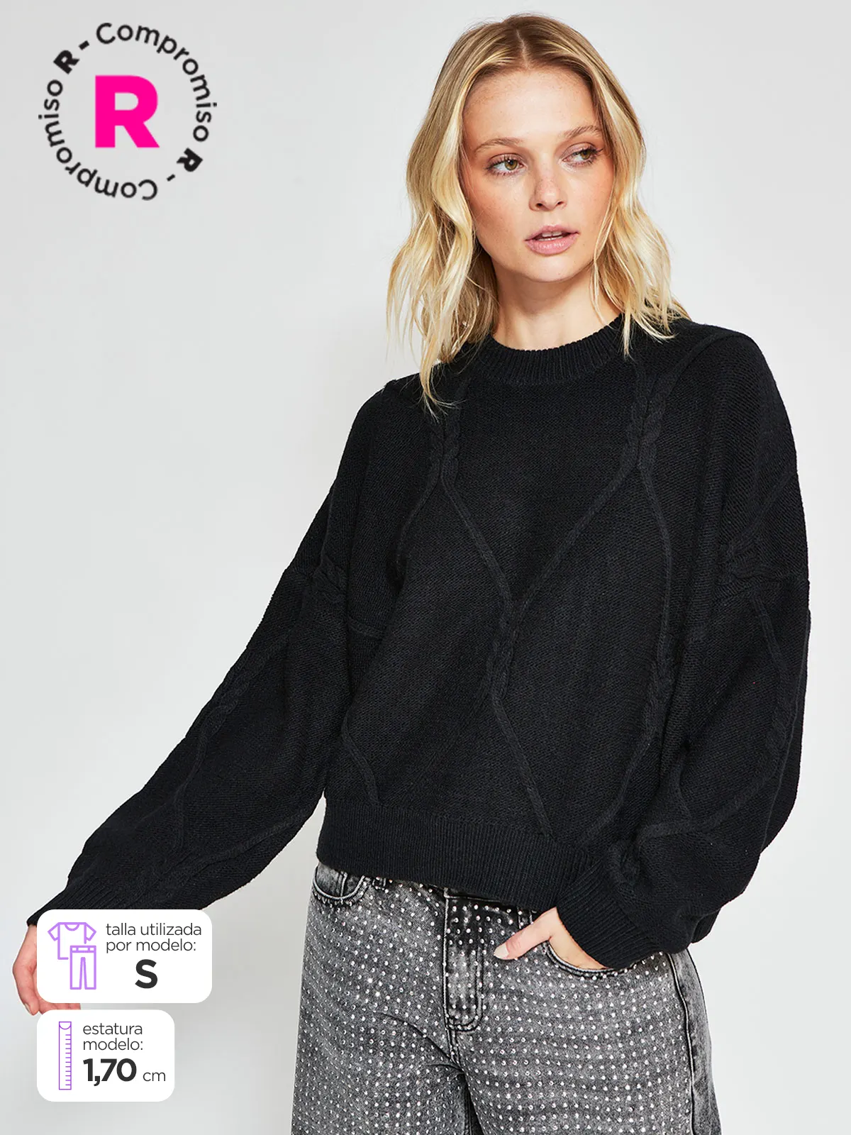 SWEATER MUJER BARBADOS LAZOS - 1