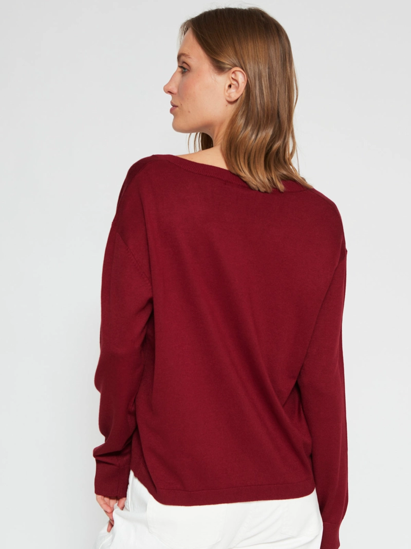 SWEATER MUJER MARQUIS CUELLO EN V - 2